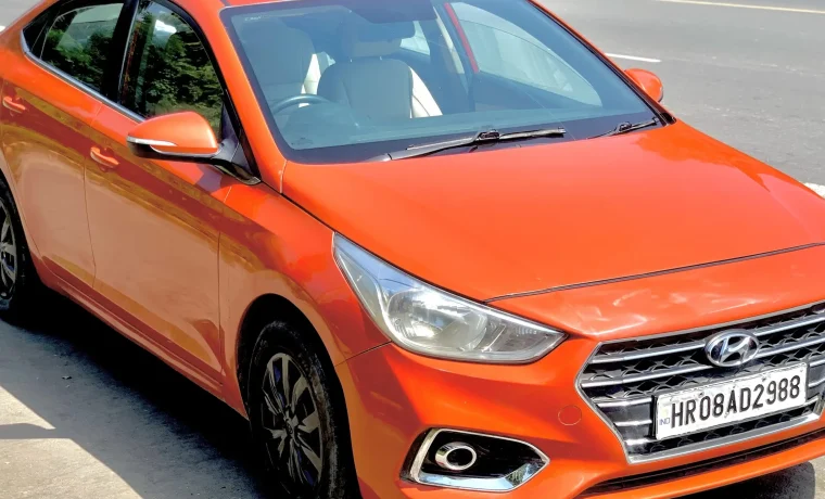 Cheapest self drive car in Delhi - verna